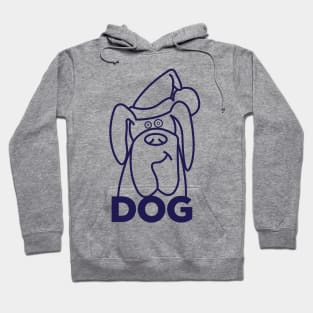 Doggie line art Hoodie